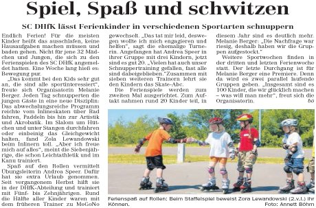 Leipziger Volkszeitung (LVZ), 03.07.2010, Seite 31