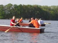 Rudern auf dem Liebenberger See