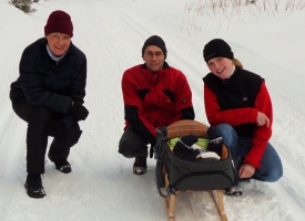 Sven und Katrin mit dem jüngsten künftigen Skater